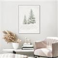 Picture of Winter Wonderland Trees _GroupedProduct_Rectangle_Portrait_Canvas_Framed_