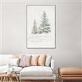 Picture of Winter Wonderland Trees _GroupedProduct_Rectangle_Portrait_Canvas_Framed_