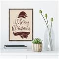 Picture of Merry Christmas _GroupedProduct_Rectangle_Portrait_Canvas_Framed_