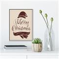 Picture of Merry Christmas _GroupedProduct_Rectangle_Portrait_Canvas_Framed_