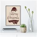 Picture of Merry Christmas _GroupedProduct_Rectangle_Portrait_Canvas_Framed_
