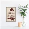 Picture of Merry Christmas _GroupedProduct_Rectangle_Portrait_Canvas_Framed_