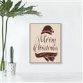 Picture of Merry Christmas _GroupedProduct_Rectangle_Portrait_Canvas_Framed_
