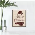 Picture of Merry Christmas _GroupedProduct_Rectangle_Portrait_Canvas_Framed_