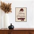 Picture of Merry Christmas _GroupedProduct_Rectangle_Portrait_Canvas_Framed_
