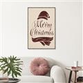 Picture of Merry Christmas _GroupedProduct_Rectangle_Portrait_Canvas_Framed_