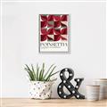 Picture of Poinsettia _GroupedProduct_Rectangle_Portrait_Canvas_Framed_