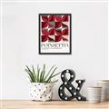 Picture of Poinsettia _GroupedProduct_Rectangle_Portrait_Canvas_Framed_