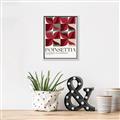 Picture of Poinsettia _GroupedProduct_Rectangle_Portrait_Canvas_Framed_