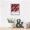 Picture of Poinsettia _GroupedProduct_Rectangle_Portrait_Canvas_Framed_