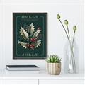 Picture of Holly Jolly _GroupedProduct_Rectangle_Portrait_Canvas_Framed_