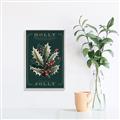 Picture of Holly Jolly _GroupedProduct_Rectangle_Portrait_Canvas_Framed_
