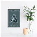 Picture of Blue Spruce _GroupedProduct_Rectangle_Portrait_Canvas_Framed_