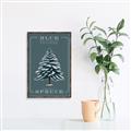Picture of Blue Spruce _GroupedProduct_Rectangle_Portrait_Canvas_Framed_