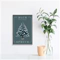 Picture of Blue Spruce _GroupedProduct_Rectangle_Portrait_Canvas_Framed_