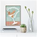 Picture of Gingerbread Martini _GroupedProduct_Rectangle_Portrait_Canvas_Framed_