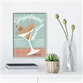 Picture of Gingerbread Martini _GroupedProduct_Rectangle_Portrait_Canvas_Framed_