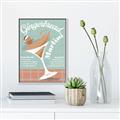 Picture of Gingerbread Martini _GroupedProduct_Rectangle_Portrait_Canvas_Framed_