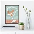 Picture of Gingerbread Martini _GroupedProduct_Rectangle_Portrait_Canvas_Framed_