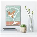 Picture of Gingerbread Martini _GroupedProduct_Rectangle_Portrait_Canvas_Framed_