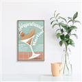 Picture of Gingerbread Martini _GroupedProduct_Rectangle_Portrait_Canvas_Framed_