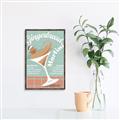 Picture of Gingerbread Martini _GroupedProduct_Rectangle_Portrait_Canvas_Framed_