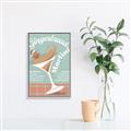 Picture of Gingerbread Martini _GroupedProduct_Rectangle_Portrait_Canvas_Framed_
