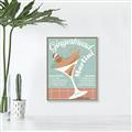 Picture of Gingerbread Martini _GroupedProduct_Rectangle_Portrait_Canvas_Framed_