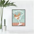 Picture of Gingerbread Martini _GroupedProduct_Rectangle_Portrait_Canvas_Framed_