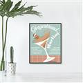 Picture of Gingerbread Martini _GroupedProduct_Rectangle_Portrait_Canvas_Framed_
