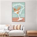 Picture of Gingerbread Martini _GroupedProduct_Rectangle_Portrait_Canvas_Framed_