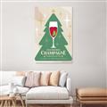 Picture of Holiday Cranberry Champagne _GroupedProduct_Rectangle_Portrait_Unframed_Print_Only_