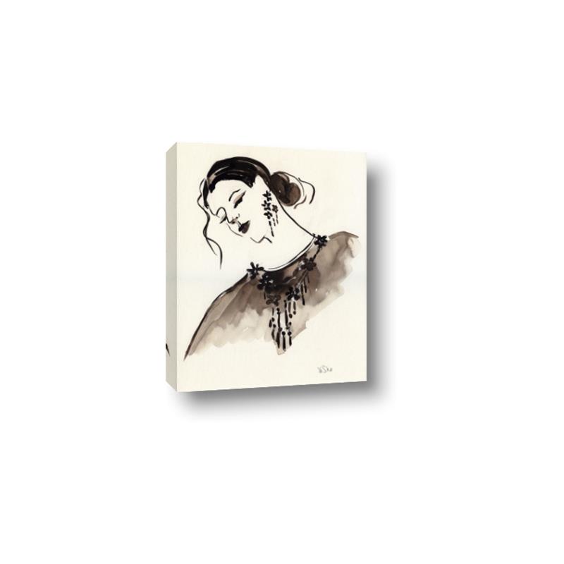 Picture of Feminine Flourish in Ink _GroupedProduct_Rectangle_Portrait_Canvas_