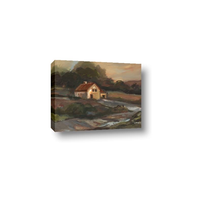 Picture of Shadows of the Old Barn _GroupedProduct_Rectangle_Landscape_Canvas_