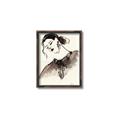 Picture of Feminine Flourish in Ink _GroupedProduct_Rectangle_Portrait_Canvas_Framed_