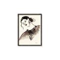 Picture of Feminine Flourish in Ink _GroupedProduct_Rectangle_Portrait_Canvas_Framed_