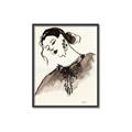 Picture of Feminine Flourish in Ink _GroupedProduct_Rectangle_Portrait_Canvas_Framed_