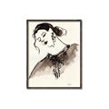 Picture of Feminine Flourish in Ink _GroupedProduct_Rectangle_Portrait_Canvas_Framed_