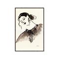 Picture of Feminine Flourish in Ink _GroupedProduct_Rectangle_Portrait_Canvas_Framed_