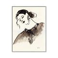 Picture of Feminine Flourish in Ink _GroupedProduct_Rectangle_Portrait_Canvas_Framed_