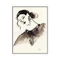 Picture of Feminine Flourish in Ink _GroupedProduct_Rectangle_Portrait_Canvas_Framed_