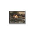 Picture of Shadows of the Old Barn _GroupedProduct_Rectangle_Landscape_Canvas_Framed_