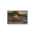 Picture of Shadows of the Old Barn _GroupedProduct_Rectangle_Landscape_Canvas_Framed_