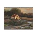 Picture of Shadows of the Old Barn _GroupedProduct_Rectangle_Landscape_Canvas_Framed_