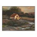 Picture of Shadows of the Old Barn _GroupedProduct_Rectangle_Landscape_Canvas_Framed_