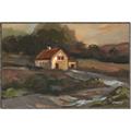 Picture of Shadows of the Old Barn _GroupedProduct_Rectangle_Landscape_Canvas_Framed_