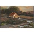 Picture of Shadows of the Old Barn _GroupedProduct_Rectangle_Landscape_Canvas_Framed_