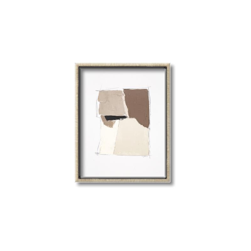 Picture of Mocha Symmetry I _GroupedProduct_Rectangle_Portrait_Canvas_Framed_