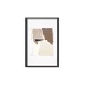 Picture of Mocha Symmetry I _GroupedProduct_Rectangle_Portrait_Canvas_Framed_