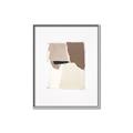 Picture of Mocha Symmetry I _GroupedProduct_Rectangle_Portrait_Canvas_Framed_